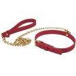 (image for) Temptasia Ardor - Silicone Collar & Leash - Red