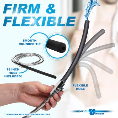 (image for) EZ-Flow Silicone Shower Enema Set