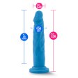 (image for) Neo - 7.5 Inch Dual Density Cock - Neon Blue