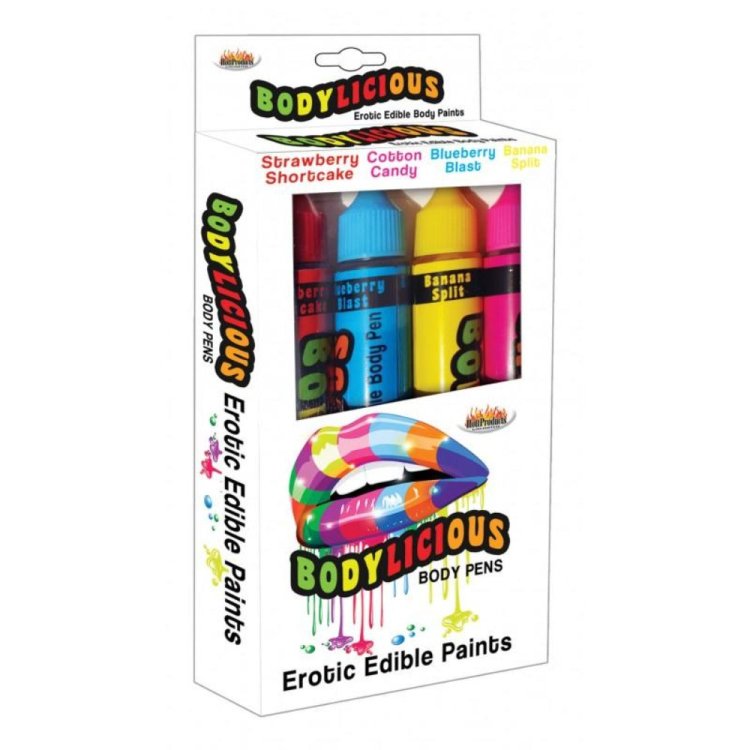 (image for) Bodylicious Edible Body Pens-4 Asst Flav