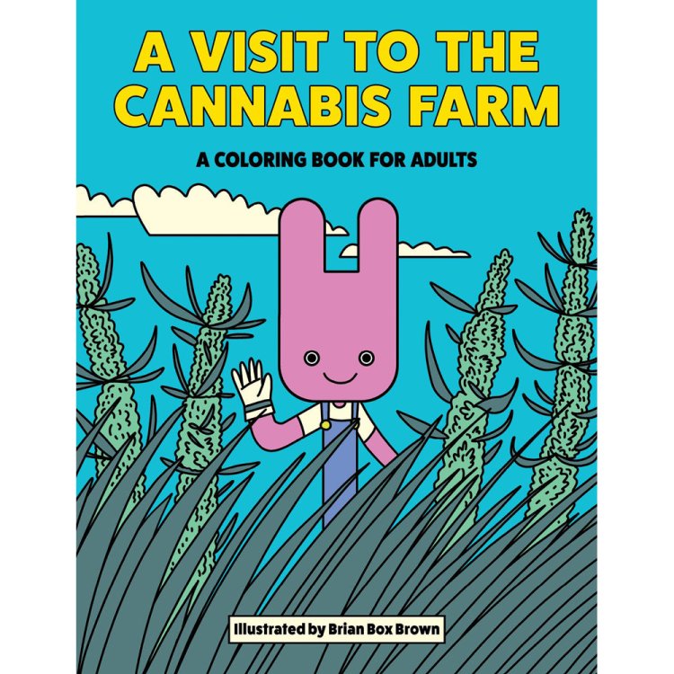 (image for) Visit to the Canabis Farm Colouring Book
