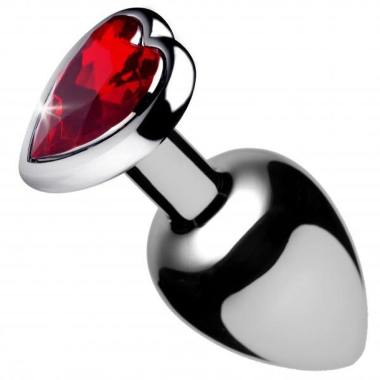 (image for) Red Heart Gem Anal Plug - Small