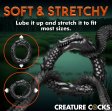 (image for) Black Caiman Silicone Cock Ring