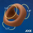 (image for) JOCK Silicone Cock & Ball Ring - Tan