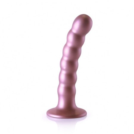 (image for) Ouch! Beaded G-Spot Dildo 5'' - Rose