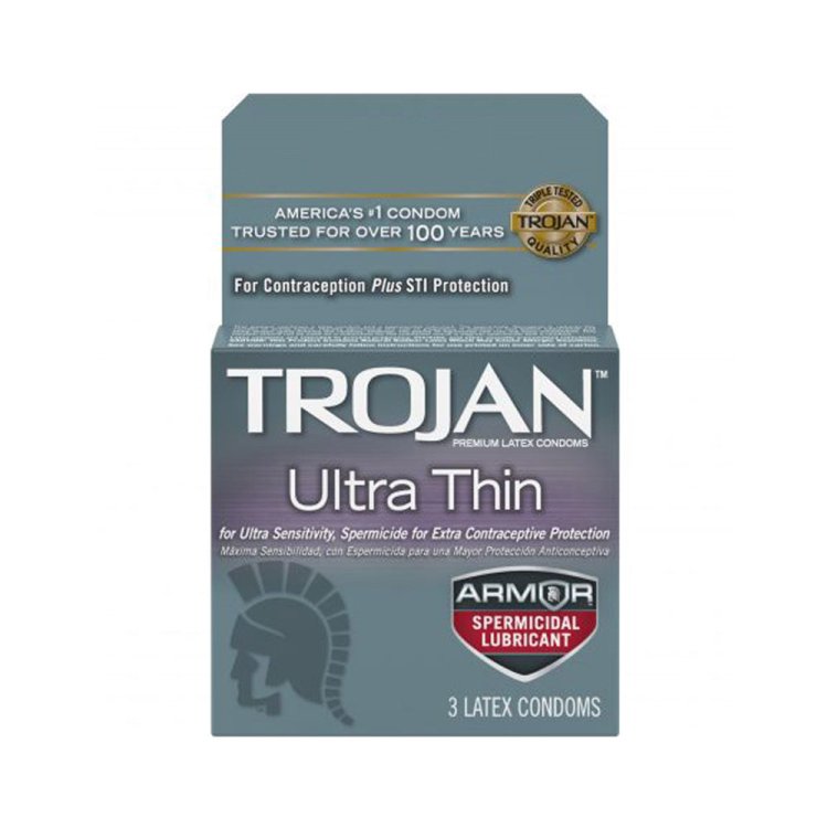 (image for) Trojan Ultra Thin Armor Spermacidal 3 pk