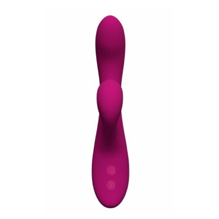 (image for) Blush - Quinn - warming Rabbit Vibrator - Burgundy