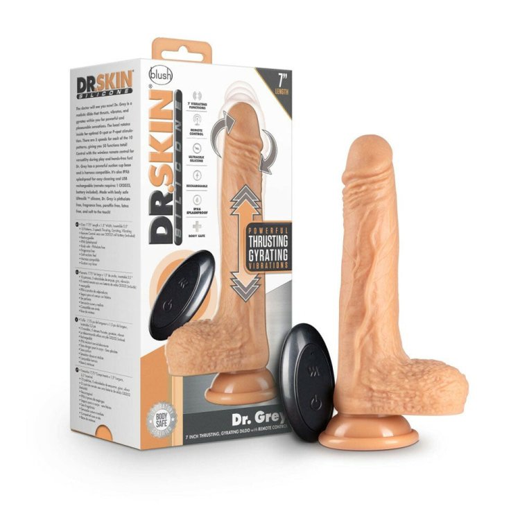 (image for) Dr. Skin Silicone Dr. Grey 7\" Thrusting