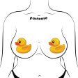 (image for) Rubber Duck Breast Pasties in Bright Yellow