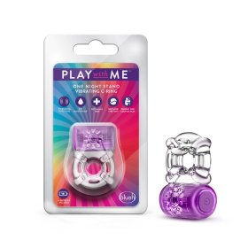 Play With Me - One Night Stand Vibrating C-Ring - Purple