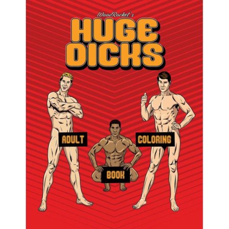 (image for) HUGE Dicks Colouring Book