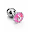 (image for) Metal CRZ plug - Small - PINK OPAL