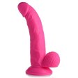 (image for) POP 7.5" Dildo with Balls - Pink