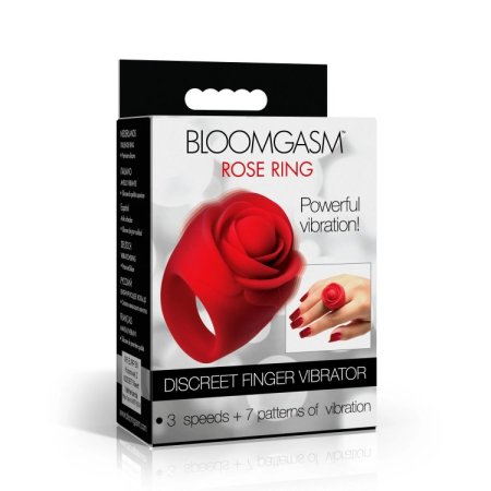 (image for) Rose Ring Discreet Finger Vibrator