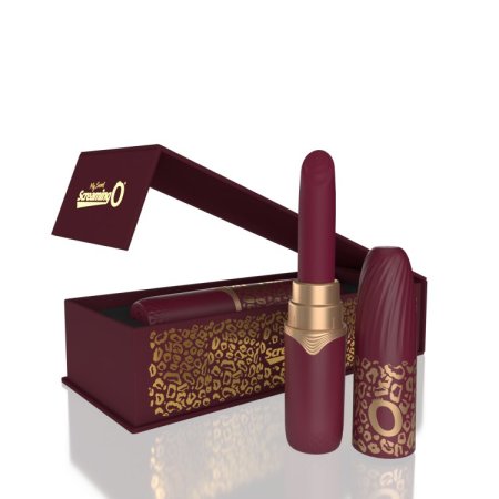 (image for) My Secret Premium Rechargeable Vibrating Lipstick - Merlot