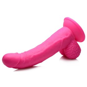 POP 7.5" Dildo with Balls - Pink POP 7.5" Dildo with Balls - Pink
