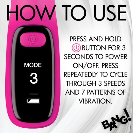 (image for) Bang! Digital Silicone Rabbit Vibrator