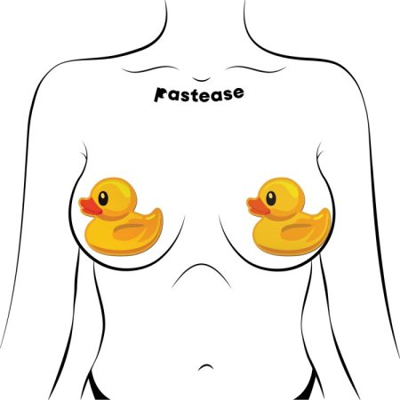 (image for) Rubber Duck Breast Pasties in Bright Yellow
