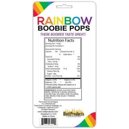 (image for) Rainbow Boobie Pops