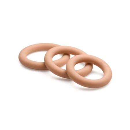 (image for) JOCK Discrete Silicone CockRing Set Tan