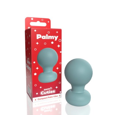 (image for) Screaming O Cuties Palmy Palm Vibrator - Powder Blue