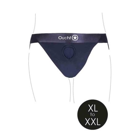 (image for) Vibrating Strap-on Open-Back Panty XL/2X