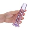 (image for) 6" Realistic Dildo No Balls - Purple