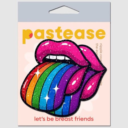 (image for) Taste the Rainbow Sparkling Tongue Out Pasties