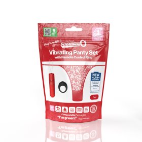 My Secret Screaming O 4T Panty Vibe - Red
