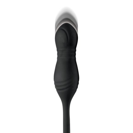 (image for) Hyper Thrusting and Vibrating Anal Plug with C-Ring