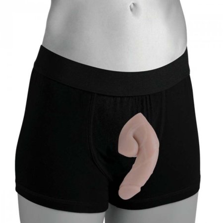 (image for) Large Bulge Packer Dildo - Light Tone