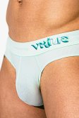 (image for) Mens Small - JockVStrap Rib Briefs - Mint