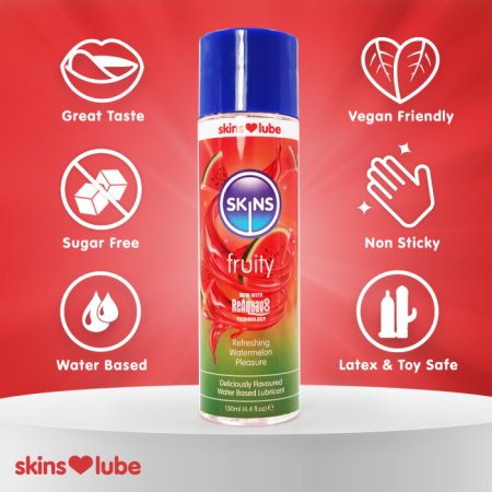 (image for) Skins Watermelon Water Based Lubricant 4.4 fl oz
