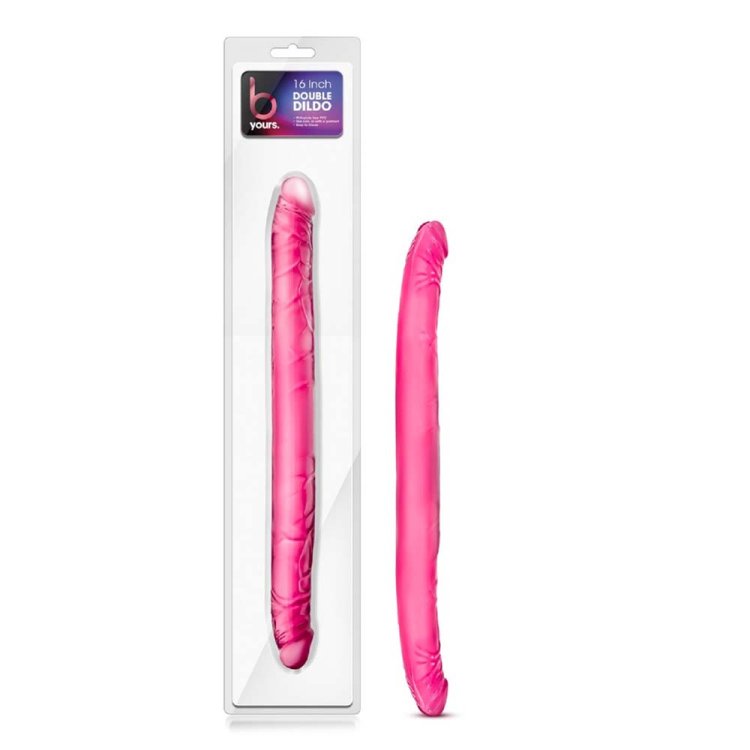 (image for) B Yours 16\" Double Dildo - Pink