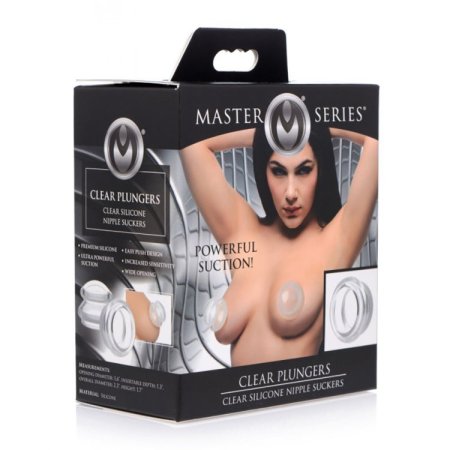 (image for) Clear Plunger Silicone Nipple Suckers Large