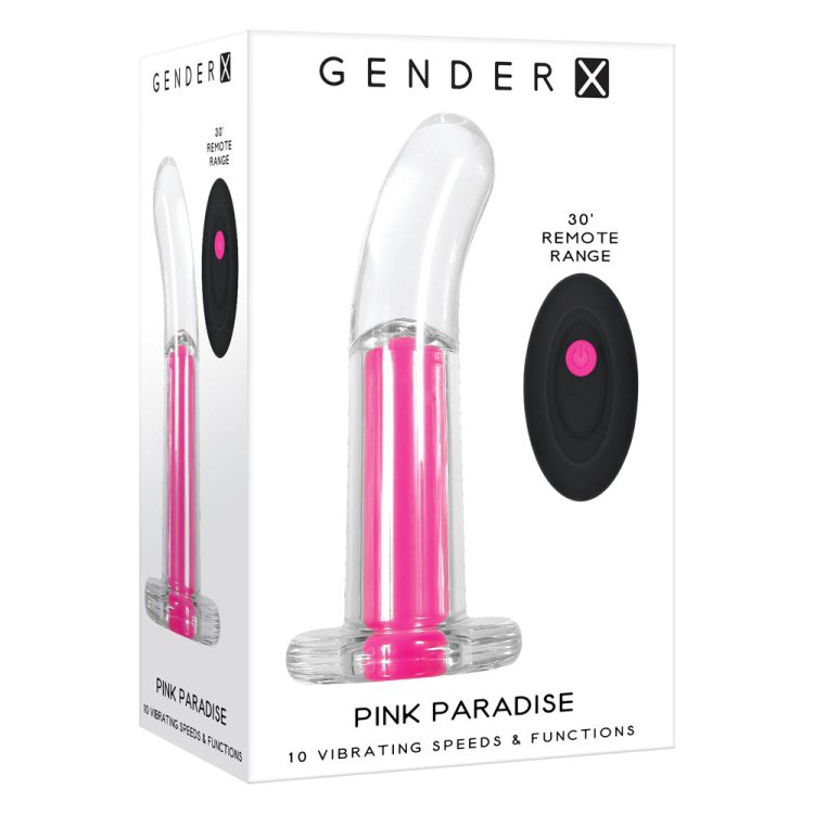 (image for) Gender-X Pink Paradise Vibrating Plug