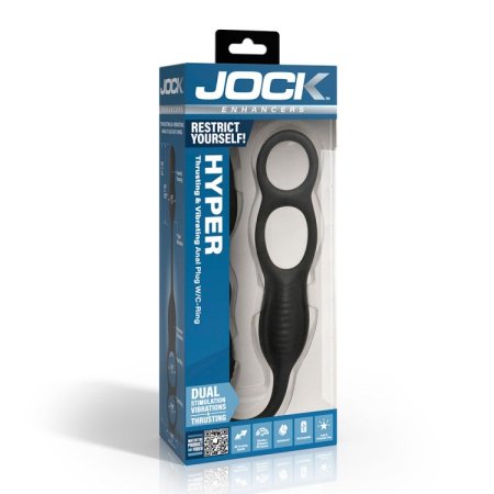 (image for) Hyper Thrusting and Vibrating Anal Plug with C-Ring