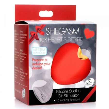 (image for) 10X Hearts Desire Silicone Clit Suction*