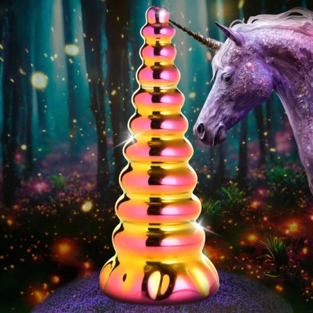 (image for) Twilight Rainbow Glass Dildo