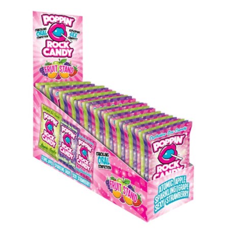 (image for) Popping Rock Display 36pk - Fruit Stand