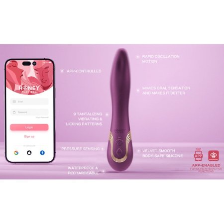 (image for) Fling App-Enabled Licking Vibrator