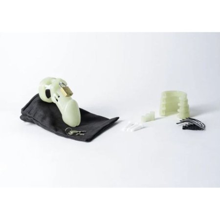 (image for) CB-6000 Cock Cage Kit - Glow in Dark