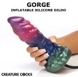 (image for) Gorge Alien Inflatable Silicone Dildo