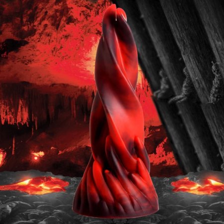 (image for) Hell Kiss Twisted Tongues Silicone Dildo