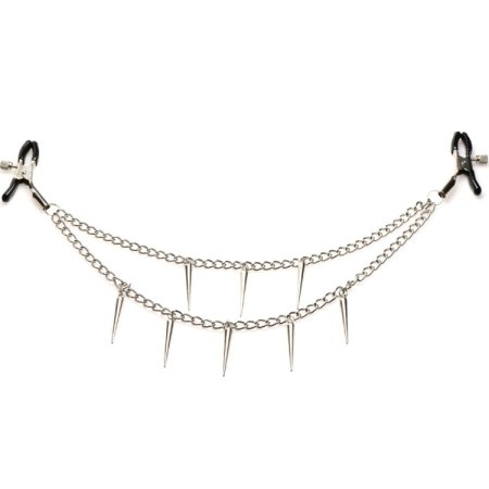 (image for) Daggers Double Chain Nipple Clamps
