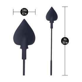 Temptasia Ardor - Silicone Spade Crop - Black Temptasia Ardor - Silicone Spade Crop - Black