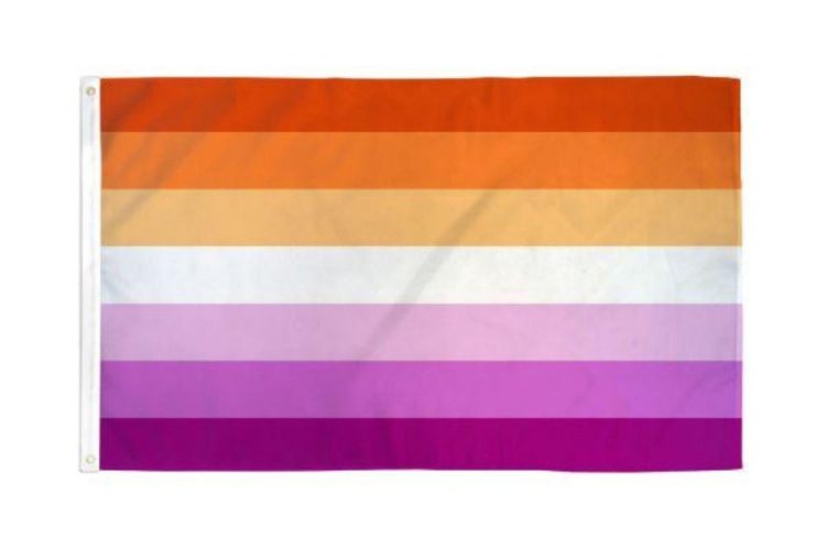(image for) Lesbian (Sunset) 3\'x5\' Flag Polyester