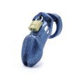 (image for) CB-6000 Cock Cage Chastity Kit - Blue Glitter