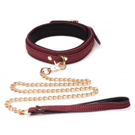 (image for) 6 Piece Velvet Bondage Set - Burgundy