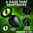 (image for) Creature Eye Green Eye Silicone Butt Plug - Medium